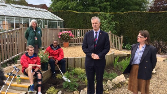 New Rehabilitation Garden Opened at Headley Court