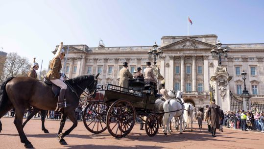 Rehearsals for King Charles III Coronation held at Buckingham Palace 17042023 CREDIT MOD Crown Copyright