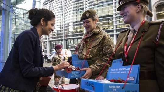 Remembrance - London Poppy Day CREDIT Matthew Alexander RBL