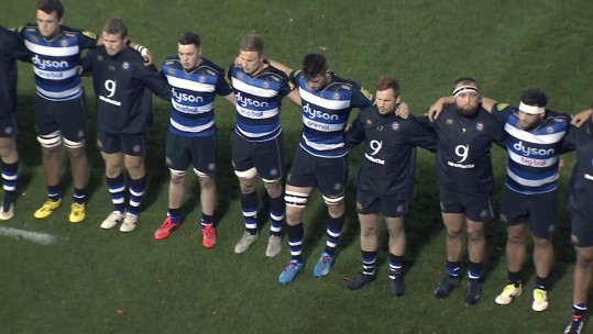 Forces Rugby Stars Take On Bath In Remembrance Match