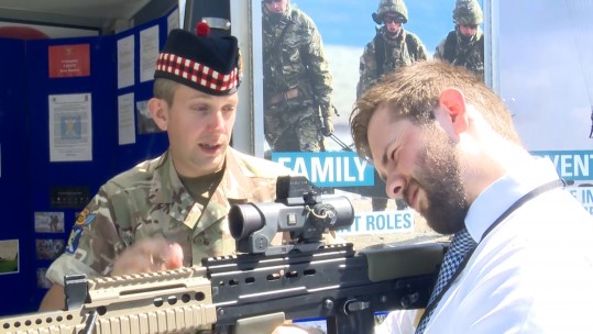 Staff get an insight of the Reservist life.