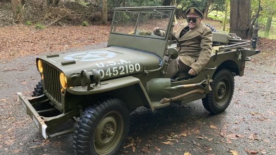 Restored WW2 jeep