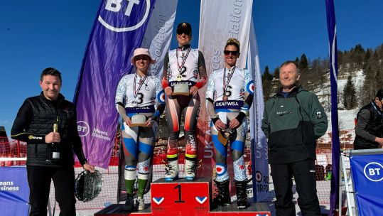 Results of the women's BT Alpine Ski Slalom in Meribel CREDIT BFBS DATE 06022025.jpg 