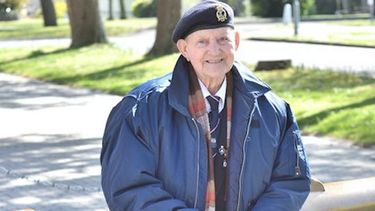 Cover image: Richard Edser experienced multiple kamikaze attacks by the Japanese during the war (Picture: Dick Goodwin/ The Taxi Charity).