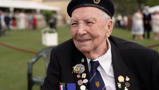 Robert Piper WII veteran CREDIT BFBS