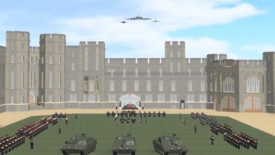 The Roblox gaming community celebrates its Armed Forces Day 2020 (Picture: Tim Ruarc / © 2020 Roblox Corporation. ROBLOX is a registered trademark of Roblox Corporation. All Rights Reserved.).