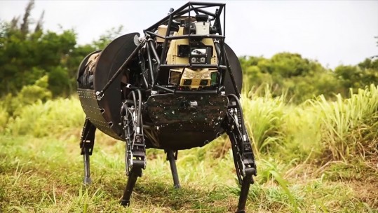 A robot-mule working for the US Marines (Image: US Military)