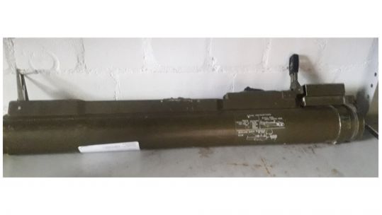 Rocket launcher handed in during gun amnesty 070819 CREDIT HAMPSHIRE POLICE