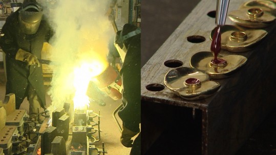  WWI Shell Poppy Pins Remember Somme Fallen
