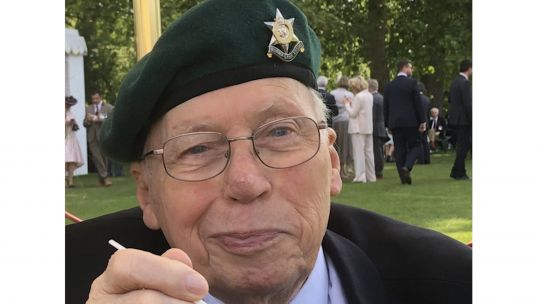 Roy Miller wearing beret