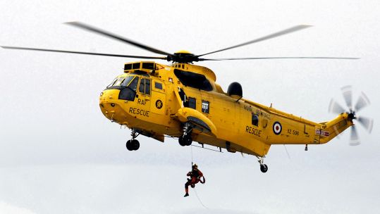The Sea King is one of the helicopters whose exhaust fumes allegedly caused cancer (Picture: MOD)