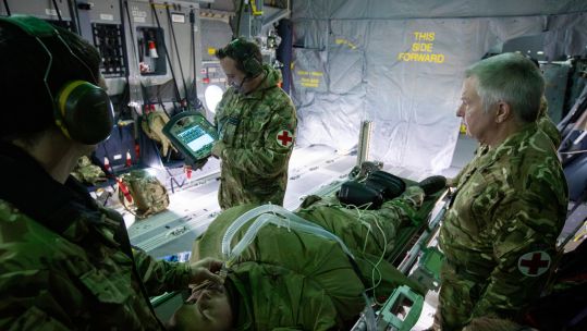 Royal Air Force medics Bardufoss Air Station Norway Exercise Arctic Phoenix 101223 CREDIT RAF
