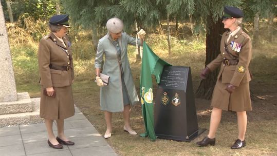 Royal Army Dental Corp unveil commemorative stone at the National Memorial Arboretum
