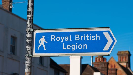 Royal British Legion sign 
