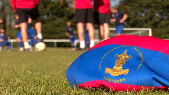 Royal Engineers FA Cup kit CREDIT BFBS DATE 28042025.jpg 