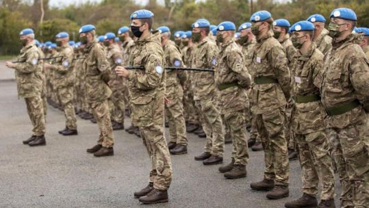 Royal Irish Reservists Return Northern Ireland Cyprus Deployment 040421 CREDIT MOD