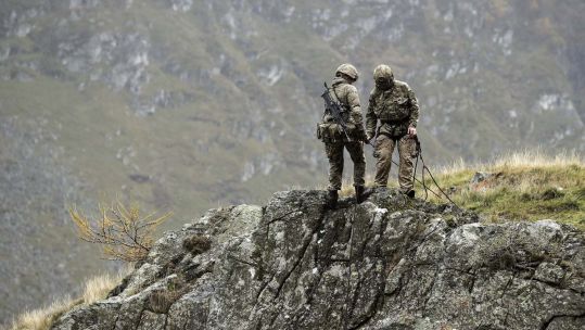 Cover image: Royal Marines train in the Scottish Highlands (Picture: Royal Navy).