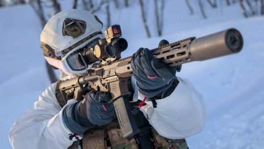 Royal Marine with Knight's Stoner 1 KS-1