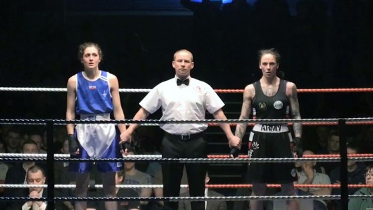 Royal Marines women in boxing championships for first time 2018