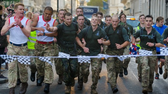 Royal Marines Speed March World Record (CREDIT: Anthony Upton)