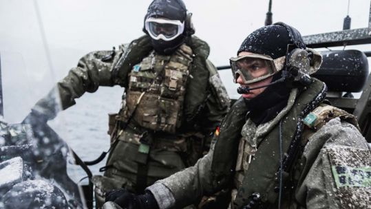 Royal Marines in Norway 260219 CREDIT Royal Navy
