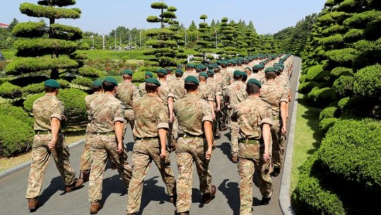 Royal Marines in South Korea