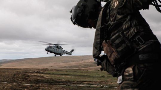 Royal Marines on pilot rescue training 060919 CREDIT Royal Navy