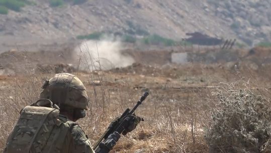 Royal Marines training in Cyprus