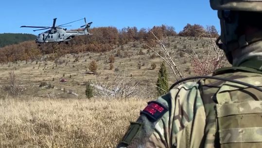 Royal Marines training in Montenegro