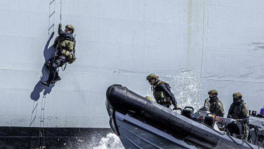Royal Marines training intercepting HMNB Devonport 26052020 CREDIT ROYAL NAV
