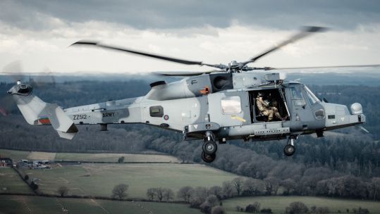 Royal Navy 847 Naval Air Squadron in the air 17122021 CREDIT 847 NAS Twitter