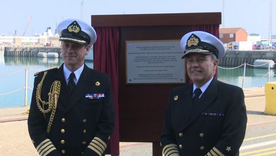 Royal Navy Chile Navy Building Dedication