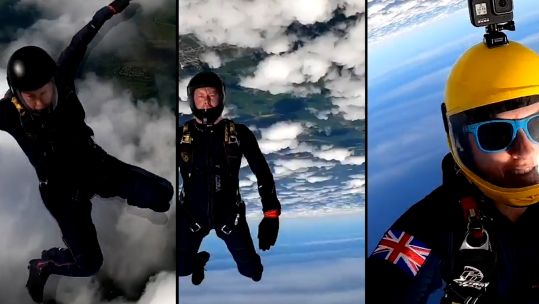 Royal Navy Para Display Team team 'shaking off the cobwebs' in training 14052023 CREDIT RN Para Display Team