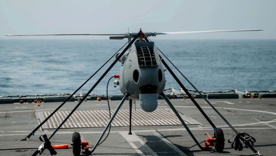 Royal Navy Peregrine Rotary Wing Uncrewed Aircraft System (RWUAS) drone CREDIT MOD