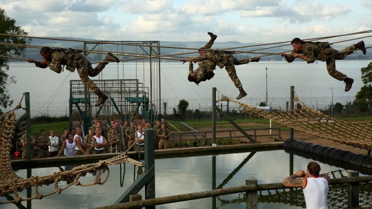 Royal Marine training 