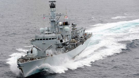 Royal Navy Type 23 frigate HMS Montrose 101012 CREDIT MOD