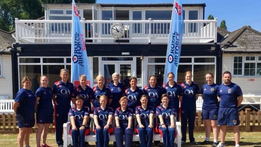 Royal Navy women cricketers 2018