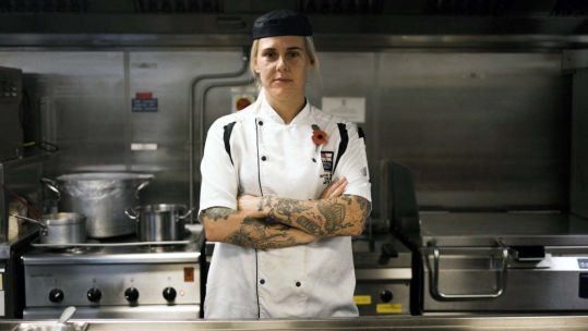 Royal Navy caterer of the year PO Cat Taylor of HMS Trent CREDIT Royal Navy.jpg