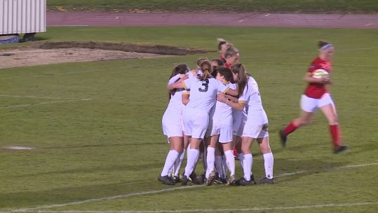 Royal Navy celebrate second goal against Army Credit BFBS Date 29032022.jpg 