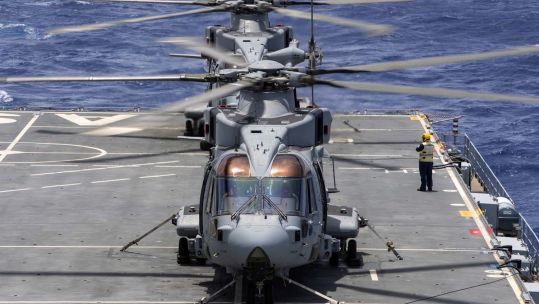 oyal Navy fliers help rescue missing kayakers in the Cayman Islands 230620 CREDIT Royal Navy