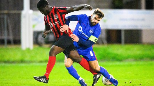 Royal Navy football v Paulsgrove Portsmouth Senior Cup Round 2 Dan Kerr Credit K Woodland Photography Date 09012024.jpg