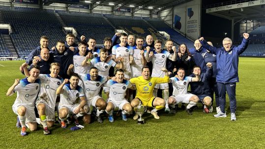 Royal Navy men beat the RAF at Fratton Park CREDIT BFBS DATE 19032025.jpg