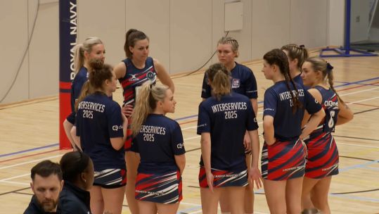 Royal Navy netball v RAF Credit BFBS DATE 06032025.jpg