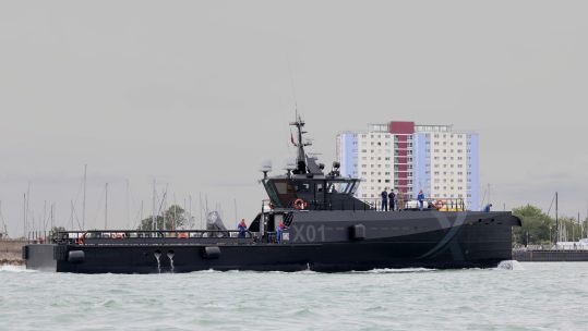 Royal Navy new testbed ship XV Patrick Bleckett 'X01' to enhance experimentation in Navy 29072022 CREDIT Royal Navy.jpg