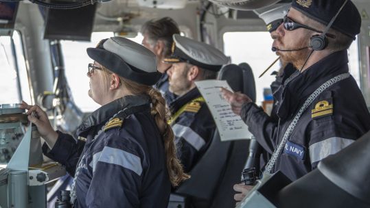 Cover image: Sailors on board HMS Kent (Picture: MOD).