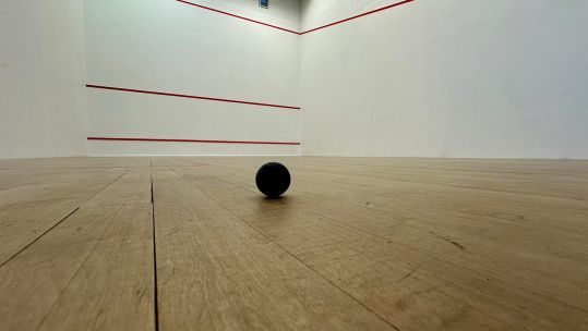 Royal Navy squash champioonship court at HMS Temeraire Credit BFBS DATE 27022025.jpg 