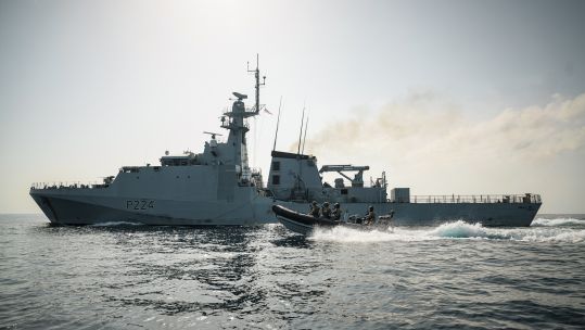 Royal Navy warship HMS Trent will deploy to the Cayman Hurricane relief 040724 CREDIT ROYAL NAVY