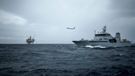 The Joint Expeditionary Force has activated the UK-led Nordic Warden reaction system which will monitor potential threats (Picture: Forsvaret)