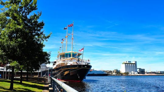 Royal Yacht Britannia in Edinburgh in 2018 (Picture: Alamy).