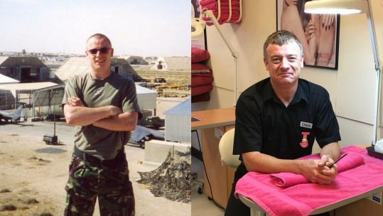 Royal Air Force Veteran Charlie Brown Aircraft Technician Nail Technician Forces Radio BFBS Richard Hatch Verity Geere